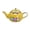 Yellow, variant on Artistic Miniature Enameled Teapot Jewelry Storage Case Unique for Family Bridal Shower Present Or Souvenir