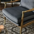 thumbnail image 4 of Langford Accent Armchair in Cadet Blue Walnut, 4 of 9
