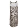 thumbnail image 3 of Inkach Women'S Summer Casual Fashion Metal Hanging Neck Print Sleeveless Dress, 3 of 4