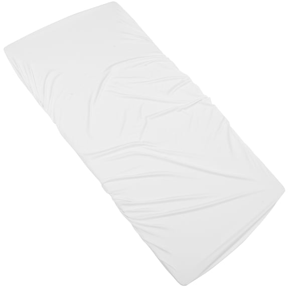 OUNONA White Elastic Tablecloth for Dining Table, Cover, and Easy to Clean, 1 Piece