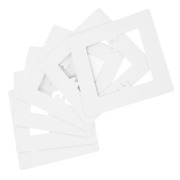 6 Pcs Switch Sticker Wall Hole Cover Hole Cover Decorative Electrical Outlet Spacer Light Plate Light Spacer