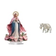 thumbnail image 1 of Escultura Decorativa De Acrílico Independiente, Estatua De Animal, Figura De Elefante Tallada A Mano En Madera, Recuerdo Para Fiestas, Hogar, Festivales, Dormitorio, Estantería, Navidad, 1 of 8