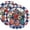 F, variant on HaCpiu 250th Anniversary Party Centerpiece Decor Round Placemats, 14" July 4th Patriotic Star Striped Table Mats, Independence Day Decorations for Dining Table, Kitchen & Party Supplies