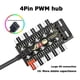 thumbnail image 4 of Controlador Velocidad Extensión Del Divisor Concentrador Ventilador Refrigerador PWM 1 A 10 4 Pines (4D), 4 of 7