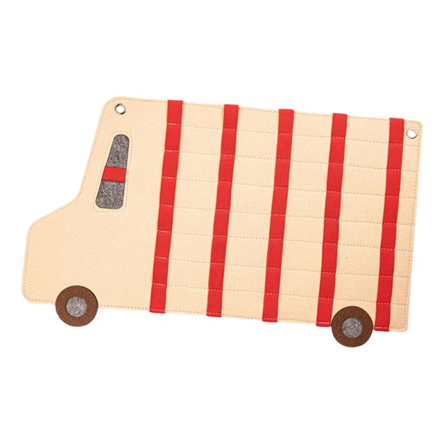 Organizador de almacenamiento colgante con capacidad para 40 coches de juguete pequeños, fácil de usar, bolsa colgante para exhibición de coches de Rojo