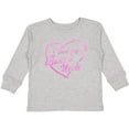 thumbnail image 3 of Inktastic I Love My Aunt and Uncle in Pink Chalk Heart Boys or Girls Long Sleeve Toddler T-Shirt, 3 of 5