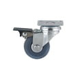 thumbnail image 2 of Richelieu Hardware - F24785 - Industrial Gray Rubber Casters - Swivel with Brake - Gray  Finish, 2 of 3