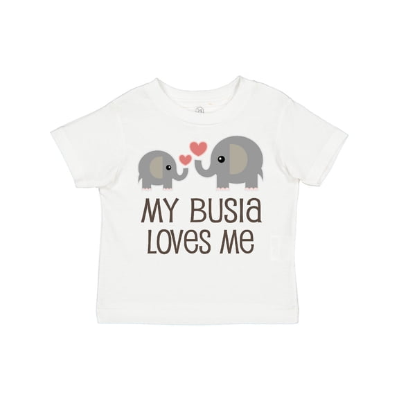 Inktastic My Busia Loves Me Childs Boys or Girls Toddler T-Shirt