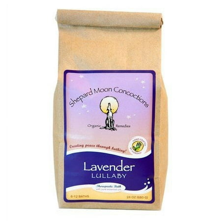 Shepard Moon Concoctions Epsom Salt Bath Remedies Lavender Lullaby Bath 24 oz Bag