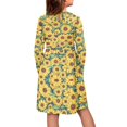 thumbnail image 3 of DISNIMO Kids Sunflower Dress Girls Cat Dress for Girls 11-12T Dresses for Girls Long Sleeve Dress with Collar Little Girl Dresses Casual Midi Dress Girls Twirling Dress for Child Dresses for Girls, 3 of 7