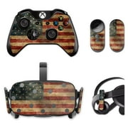 MightySkins OCRIFCV1-Vintage Flag Skin for Oculus Rift CV1 Wrap Cover Sticker - Vintage Flag