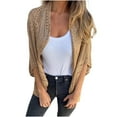 thumbnail image 2 of Soki Cardigan pour Femmes, Léger, Court, Manches 3/4, Ouvert, Décontracté, 2 of 8