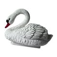thumbnail image 2 of Decoración de cisne flotante para estanque de jardín, flotador de estatuilla de cisne, decoración de animales flotantes, estatua de cisne de jardín,, 2 of 8