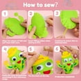 thumbnail image 5 of Wekvgz Toy Sewing Kit Easy Sewing Doll Kit for Beginner Handcraft Sewing Fun Learn to Sew Colorful DIY Handcraft Sewing Fun Kits for Beginner, 5 of 10