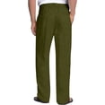 thumbnail image 4 of Rvwovn Men's Lightweight Cotton Beach Pants Elastic Waist Drawstring Trousers for Travel Summer Casual, 4 of 6