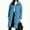 Dark Blue, variant on Women's Fuzzy Long Coat Plush Lapel Collar Button Front Warm Sherpa Jacket Outerwear for Fall and Winter Fashion