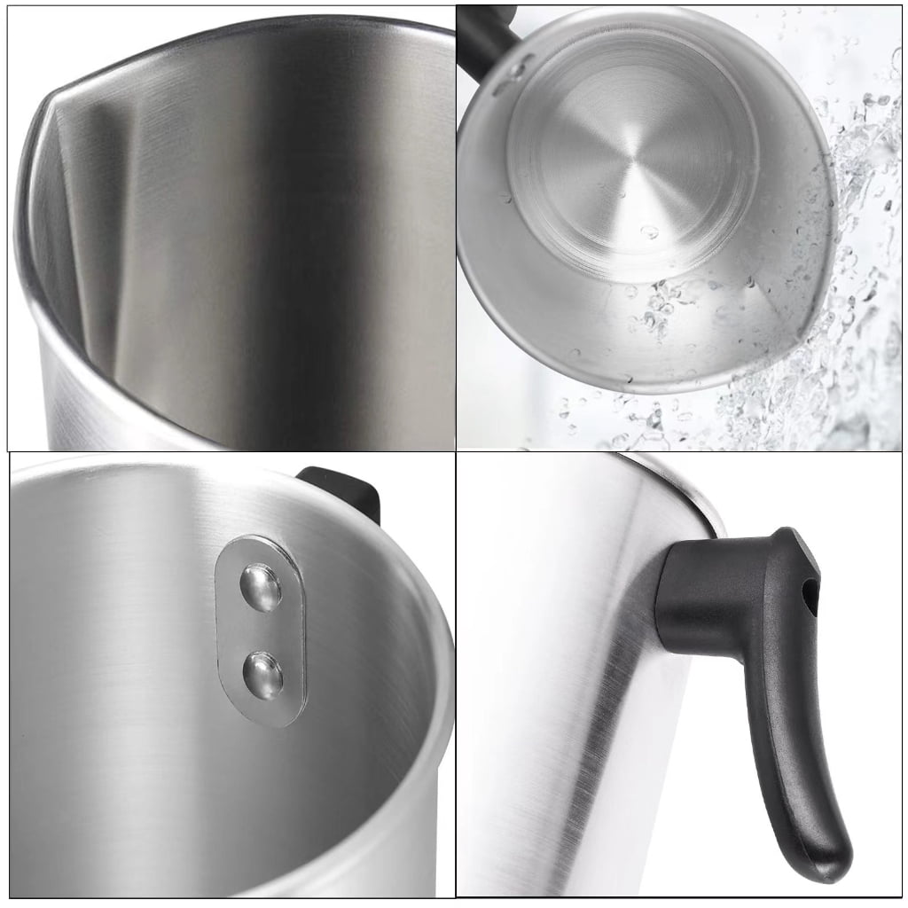 Stainless Steel Cup Candle Making Pitcher Candle Making Pouring with Heat-Resisting Handle and Dripless Pouring Spout