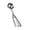 Silver, variant on Gold Ice Cream Scoop Stainless Steel Cookie Scoops for Baking Melon Baller with Trigger 3 Sizes (Gold, M)