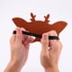 thumbnail image 4 of KAKOWELY 5 máscaras de fieltro de animales para fiestas, máscaras de animales para niños, máscaras de animales para fiestas, 4 of 5