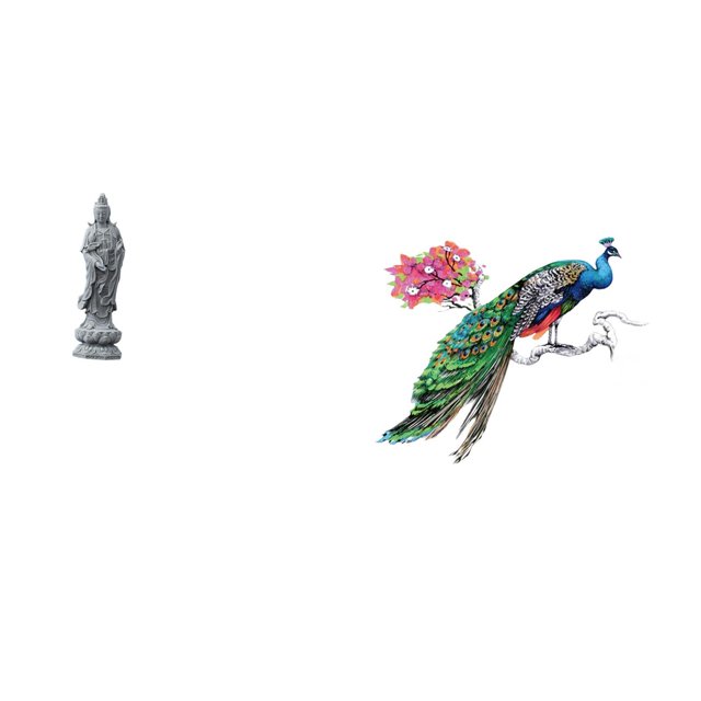 Estatua De Guan Yin, Accesorios, Adorno, Regalos Tradicionales, Figurita De Kuanyin, Escultura De Buda Femenina, Adhesivo Decorativo De PVC Para Pared, Para Sala De Estar, Cocina, Sofá, TV,