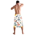 thumbnail image 6 of Flowers 64''x32'' Bath Towels Lightweight Quick-Dry Breathable Soft for Gym Travel Swim, 6 of 8