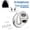 Smart AI Translation - No Delay - Appearance Upgrade - White, variant on AI Voice Translator Earphones 156 Languages - Artificial Intelligence Voice Translation, No Delay Music, Wireless, Rechargeable Battery And USB Charging, Suitable For Travel, Business, And Study