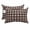 Brown, Black, Chocolate, variant on Chaise Lounge Headrest Pillow 1 Pack, Brown White Checkered Waterproof Chair Pillows with Insert & Adjustable Elastic Strap for Beach Pool Recliner, Farmhouse Plaid Buffalo Elegant Outdoor Pillow