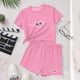 thumbnail image 4 of Vestido de manga corta para niños Día de San Patricio impreso manga corta cuello redondo y pantalones conjunto, vestido de niños casual, 4 of 6