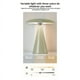 thumbnail image 5 of Lámpara de Mesa LED Magnética, Lámpara de Mesita de Noche para Dormitorio, Lámpara Táctil con Atenuación de 3 Colores para Sala de Lectura, Color Negro, 5 of 5