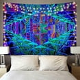thumbnail image 3 of 3d espacio Trippy tapiz psicodélico colgante de pared colcha habitación decoración del hogar oso de fresa  Electrónica, 3 of 4