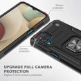 thumbnail image 2 of Wekity for Samsung Galaxy A12 Case, Military Grade Heavy Duty Armor Protection Phone Case 15ft. Drop Tested Cover with Magnetic Ring Kickstand and HD Screen Protector for Samsung A12, Red, 2 of 5