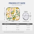 thumbnail image 3 of Kll Fruit Windshield Sun Shade 2-Piece Foldable Car Front Window Sunshade For Most Sedans Suv Truck- Medium, 3 of 7