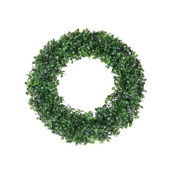 Guirnalda Artificial, coronas de simulación, hermoso centro de mesa, aro Floral, corona de hojas para decoración de pared de puerta delantera L