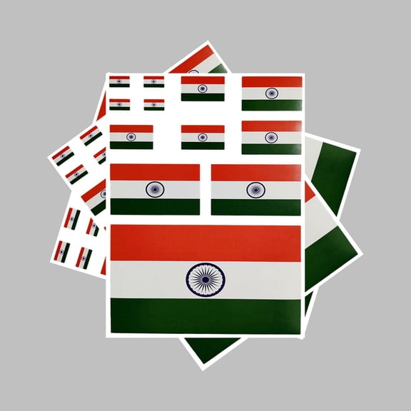 Uijokdef 3 PCS Flag Sticker India Flag Stickers