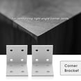 thumbnail image 1 of Supports d'Angle en L en Aluminium Robuste (2040) - Connecteur d'Angle 90° pour Meubles et Projets DIY - Ensemble de 2 - Résistant à la Rouille et Installation Facile, 1 of 6