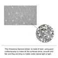 thumbnail image 3 of Uxcell Bling Crystal Rhinestone Sheet Self-Adhesive Rhinestone Diamond Gems Sticker 9.44 x 15.75 Inch Silver White, 3 of 5