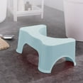 thumbnail image 6 of Rkxzt Toilet Stool Squatting Toilet Stool Step Stool Bathroom Potty Assistance 15.35x10.24x6.69 Inches Plastic Detachable Stackable Footstool Bathroom, 6 of 8
