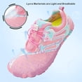 thumbnail image 4 of Zapatillas de deportes acuáticos L-RUN Zapatillas de playa para mujer/hombre, color rosa, 4 of 7