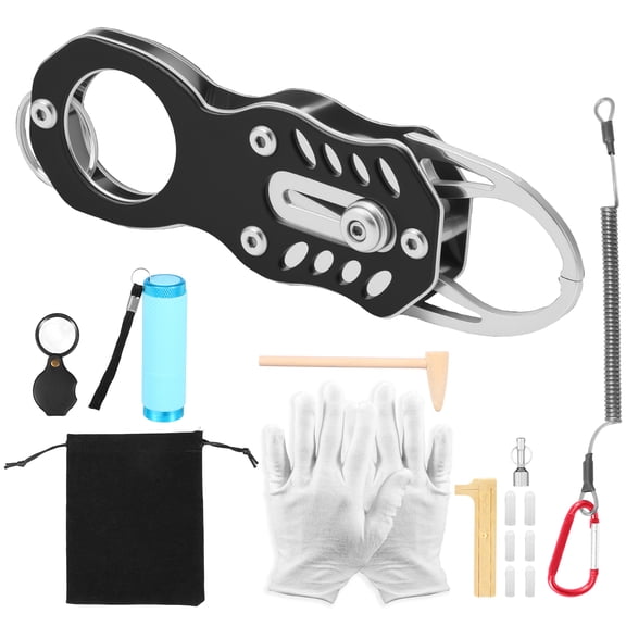 Pocket Coin Tester Kit Portable Gold and Silver Coin Ping Testing Integrate Acoustic Magnetic and Dimensional Detection