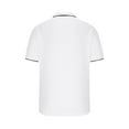 thumbnail image 5 of Homadles Mens polo Shirt Soft Pique polo Tee Solid Casual Short Sleeve Lapel Golf Shirt White Size 2XL, 5 of 6