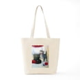 thumbnail image 6 of CafePress - Kitten At Santa's Boot Tote Bag - Unisex Canvas Tote Bag, Beige, 1-Piece, 6 of 7