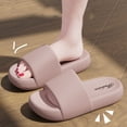 thumbnail image 5 of Purcolt Pillow Slippers for Men and Women, Cushi Oned Thick Sole Quick Drying Beach Sandals Lightweight Non Slip Open-toe EVA Shower Sandals House Slippers, 5 of 6