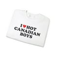 thumbnail image 3 of Canadian Wife Girlfriend Husband Boyfriend Sweatshirt Gifts Crew Neck Shirt, 3 of 3