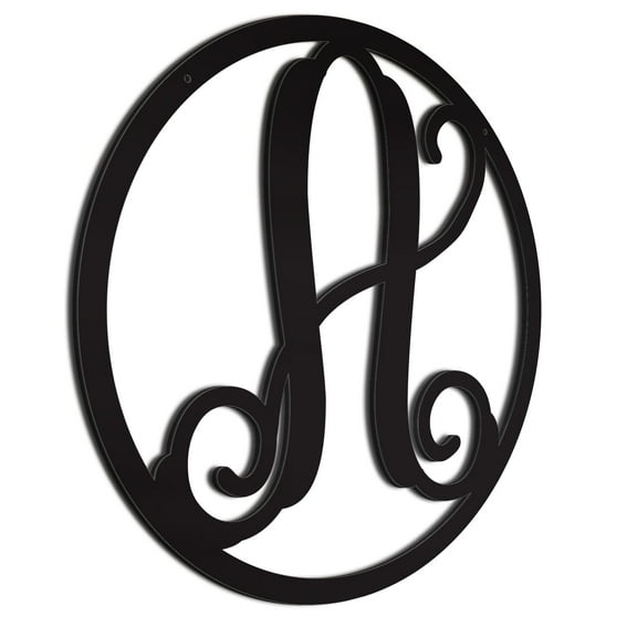 Personalized Letter Décor| Wall Hanger | Monogrammed Sign | Birthday Gift | Black 12