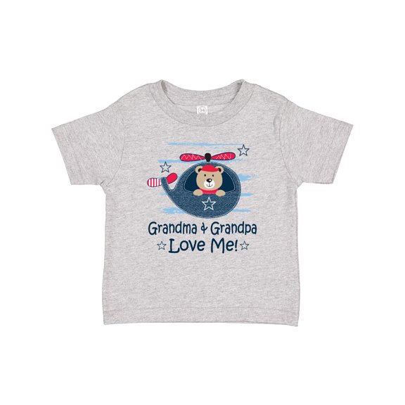 Inktastic Grandma and Grandpa Love Me Boys Boys or Girls Baby T-Shirt