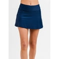 thumbnail image 6 of Calypsa Women's and Women's Plus High Waisted Short Swim Skort with Attached Hidden Shorts, 6 of 8