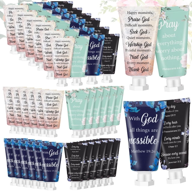 Crema de manos Sacubee Christian, 12 unidades, tamaño viaje 30 ml, para mujer