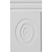 5 3/4"W x 9 3/8"H x 1"P Adonis Bullseye Plinth Block