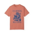 thumbnail image 2 of Unisex Less Working More Reading Funny Raccoon Comfort Colors Shirt, 2 of 8