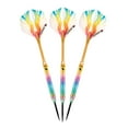 thumbnail image 3 of Elkadart Rainbow 90% Tungsten Professional Steel Tip Dart Set, 25 Grams, 3 of 3